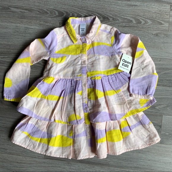 Nordstrom Open Edit Purple Pink Dress NWT - Picture 4 of 6